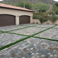 Artificial Grass Carpet Low Mountain, Arizona Lawns, Front Yard Ideas