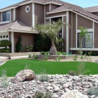 Fake Grass Avra Valley, Arizona Landscape Ideas, Small Front Yard Landscaping