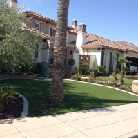 Synthetic Turf Corona de Tucson, Arizona Landscaping, Front Yard Design