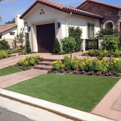 Plastic Grass Marana, Arizona Landscape Ideas, Small Front Yard Landscaping