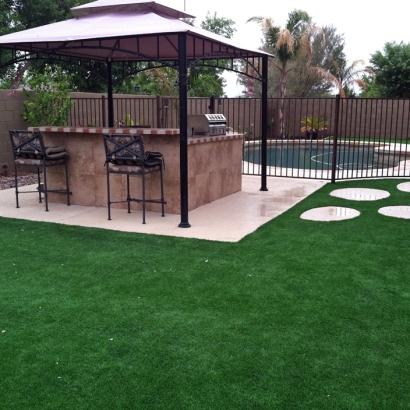 Plastic Grass Wickenburg, Arizona Rooftop, Backyard Landscape Ideas