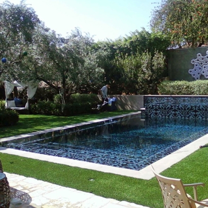 Turf Grass El Mirage, Arizona Backyard Deck Ideas, Natural Swimming Pools