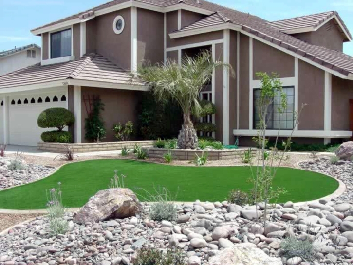 Fake Grass Avra Valley, Arizona Landscape Ideas, Small Front Yard Landscaping