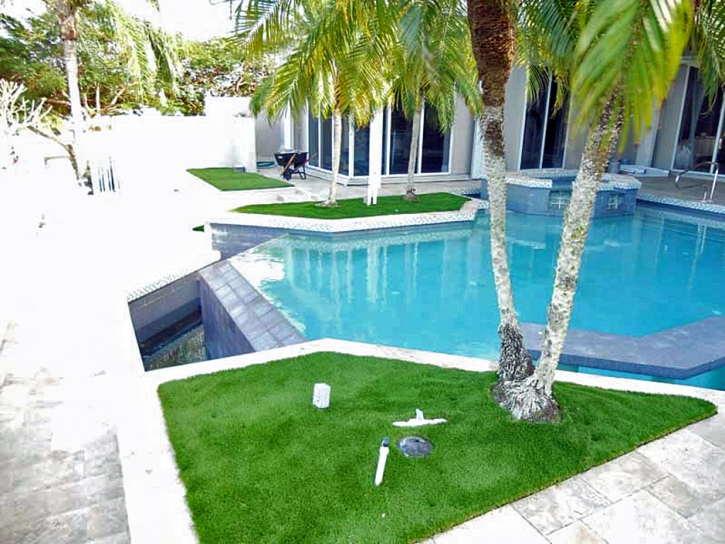 Faux Grass White Cone, Arizona Garden Ideas, Swimming Pool Designs