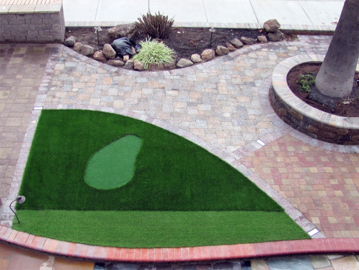 Grass Installation Show Low, Arizona Putting Green Carpet, Front Yard Landscape Ideas