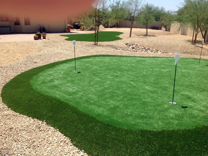 Synthetic Turf Flowing Springs, Arizona Indoor Putting Greens, Beautiful Backyards