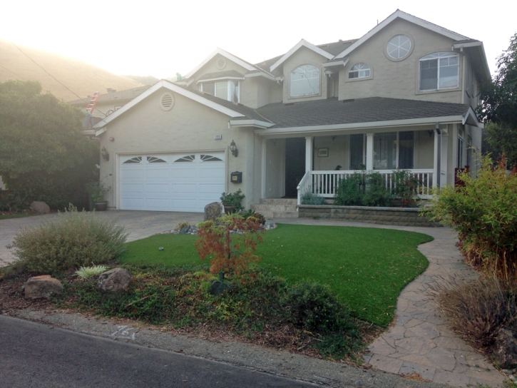 Synthetic Turf La Paz Valley, Arizona Landscape Rock, Front Yard